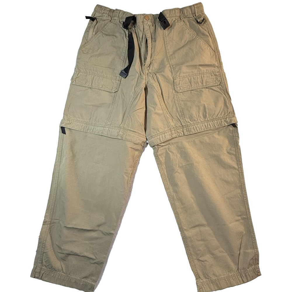 Magellan Convertible Cargo Pants Y2K Mens XL Zip Off Shorts Hiking Gorpcore